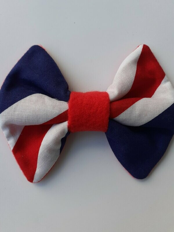 Union Jack Flag Bowtie