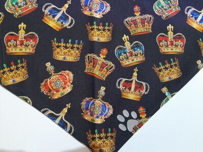 Black Crowns with Reflective Paw from