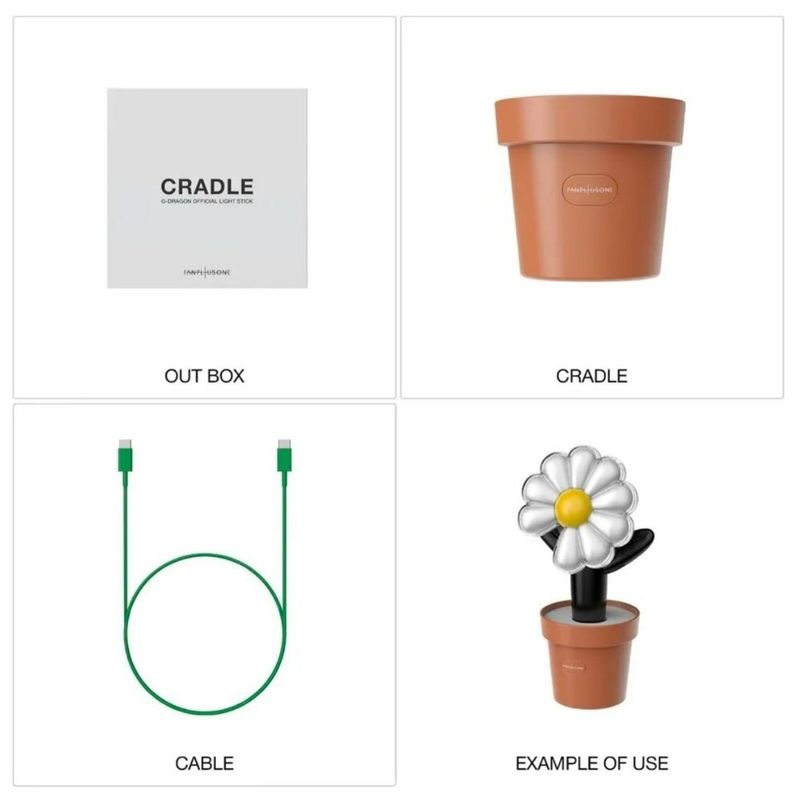 [ONHAND] G-DRAGON LIGHT STICK CRADLE