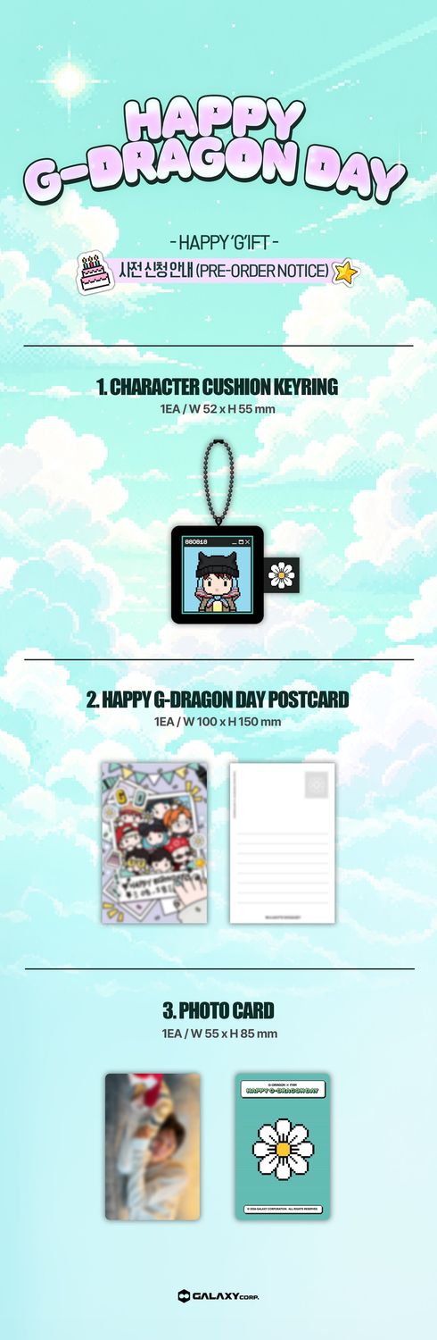 HAPPY G-DRAGON DAY: HAPPY GIFT PRE-ORDER