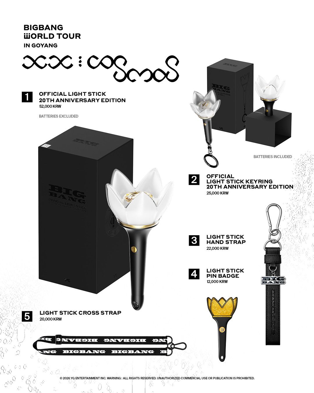 BIGBANG 2026-2027 WORLD TOUR < XX : COSMOS > MD (FETA)