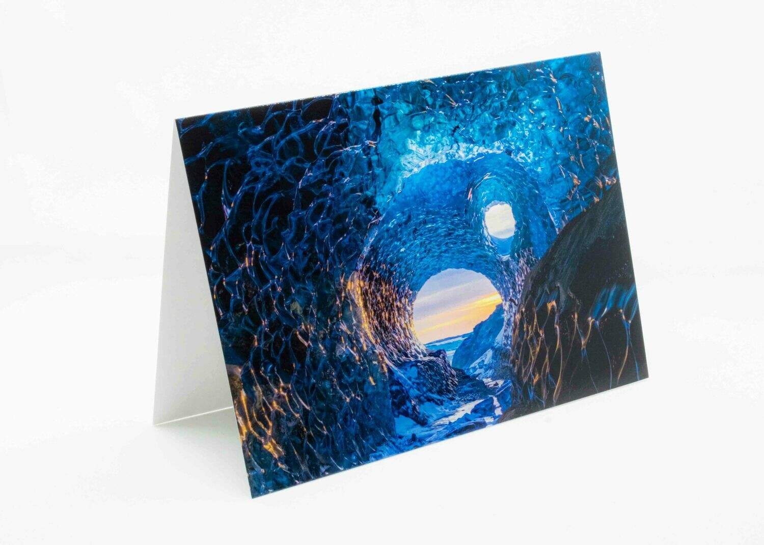 Iceland Cave Greeting Card