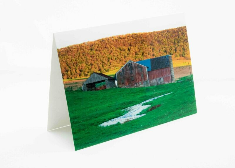 Amish Barn Greeting Card