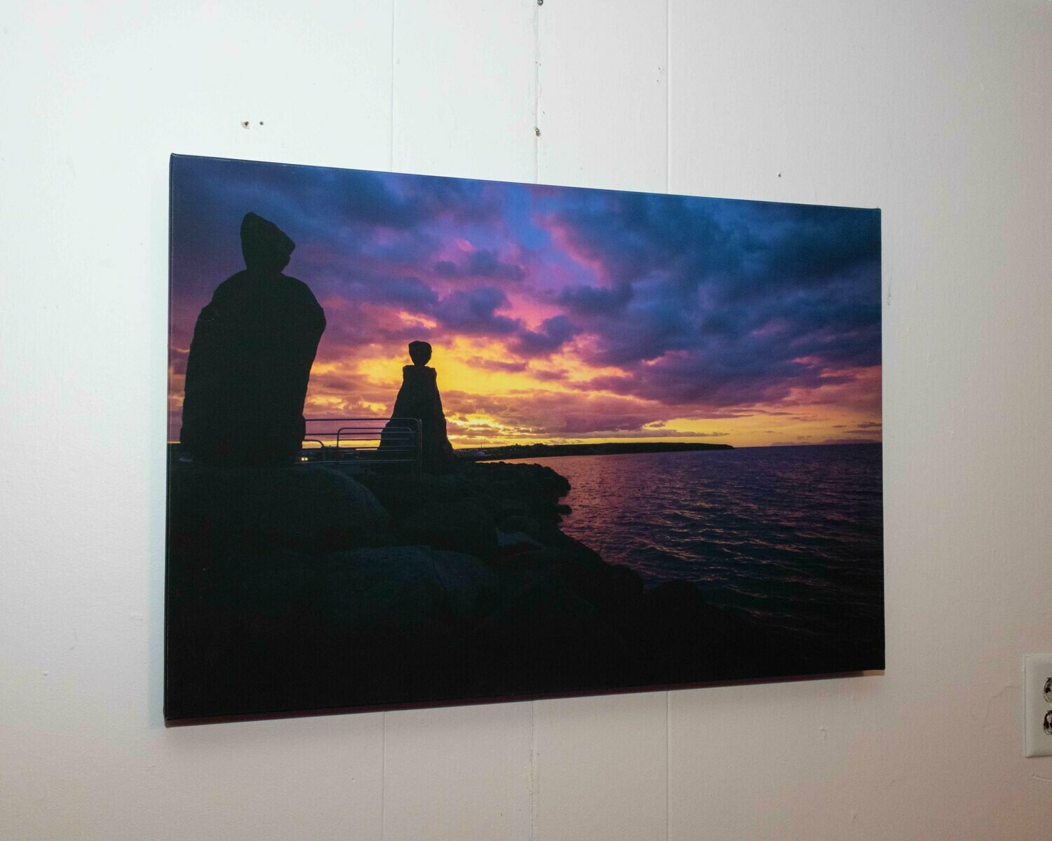 Iceland Sunset On Canvas 30"x20"