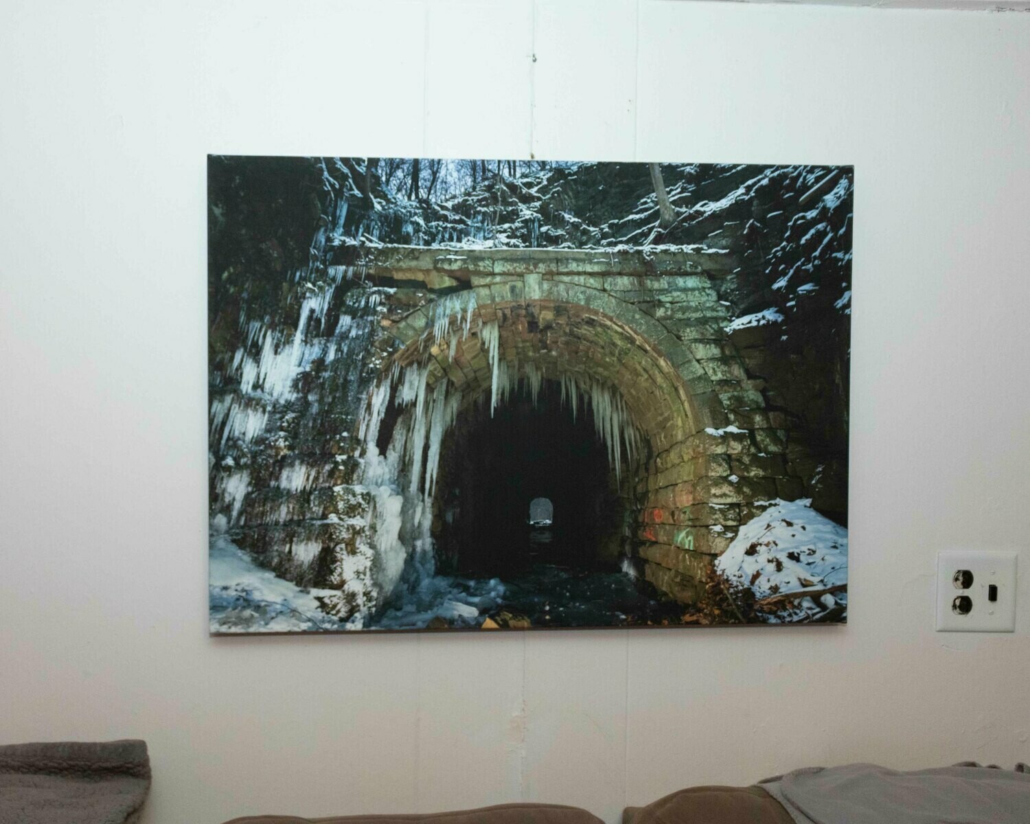 Winter Tunnel On Canvas 36&quot;x26&quot;