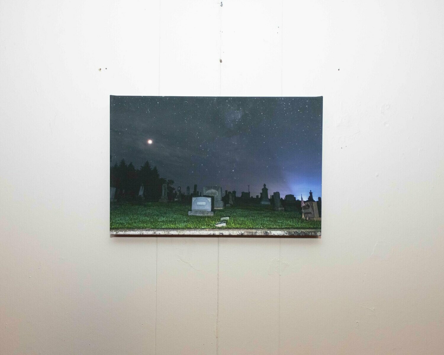 Woodward Cemetery On Canvas 20&quot;x13&quot;
