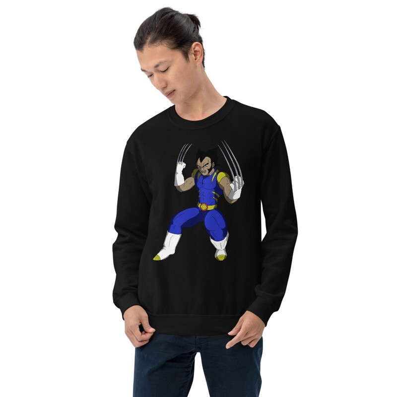 Sweat fusion végéta wolverine à Col Rond