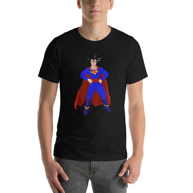 T-shirt fusion Sangoku et Superman
