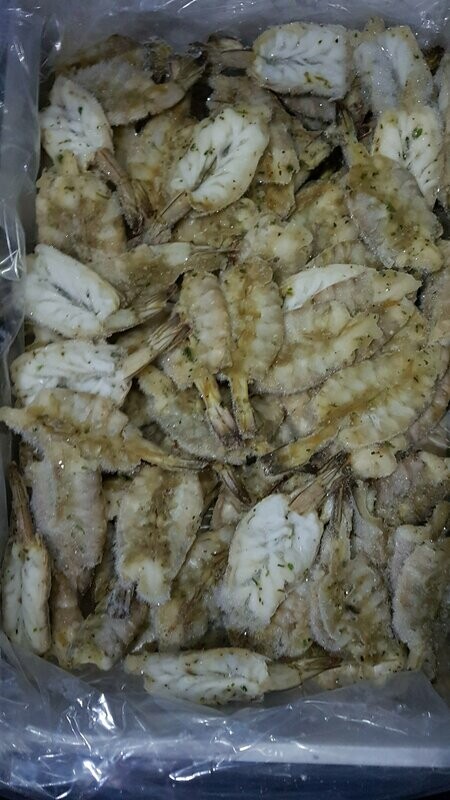 Raw Garlic Prawns