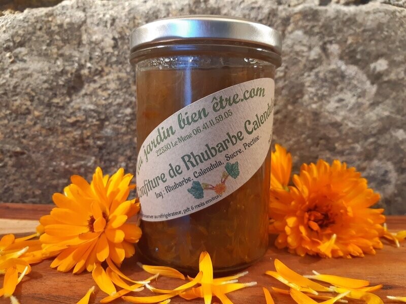 CONFITURE RHUBARBE CALENDULA