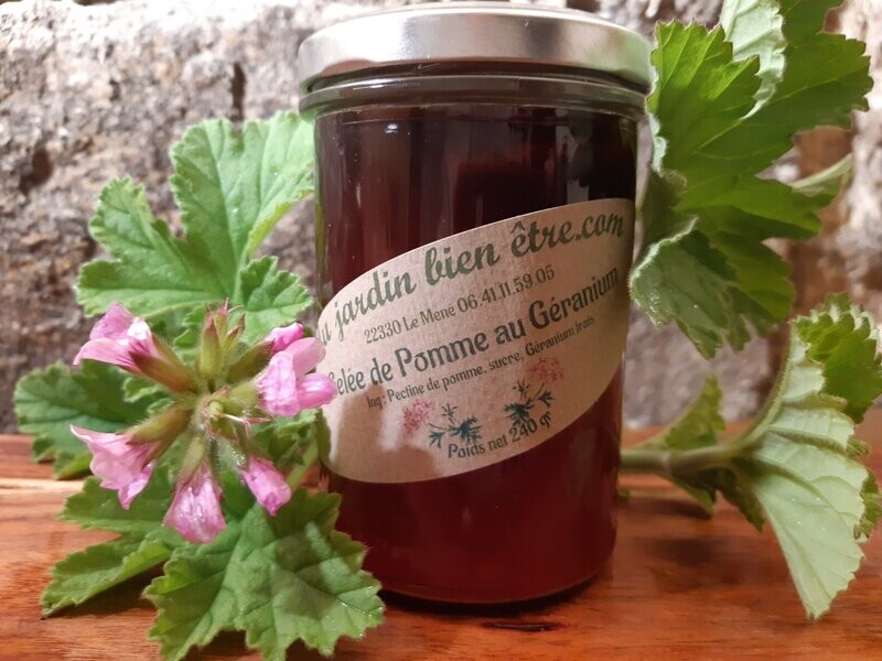 GELEE DE  POMME GERANIUM