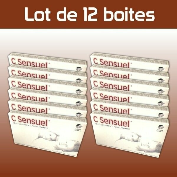 Présentoir 12 Boites de C-SENSUEL