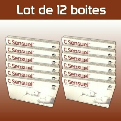Présentoir 12 Boites de C-SENSUEL