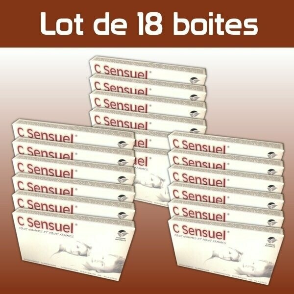 Présentoir 18 Boites de C-SENSUEL