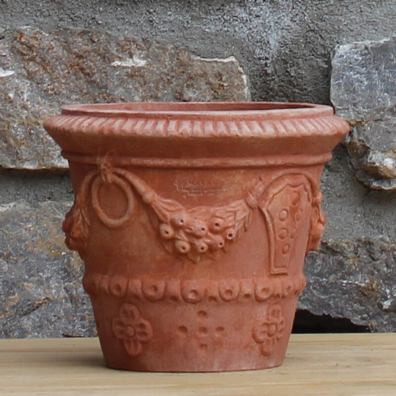 Pflanztopf &quot;Vasetto con stemma Medici&quot;, Ø innen 23 | Höhe 18 cm