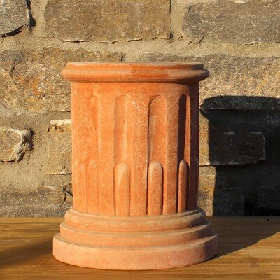 Säule/Sockel/Podest &quot;Colonnetta baccellata&quot;, Ø 26 | Höhe 37 cm