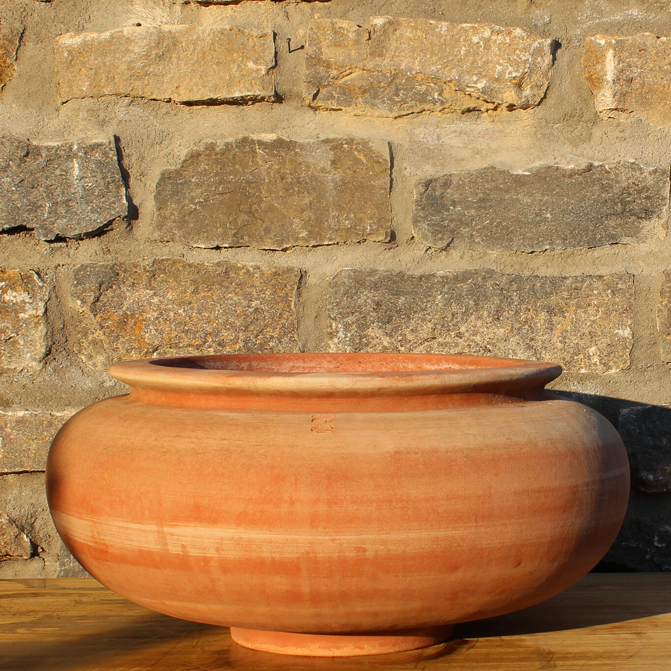 Pflanzschale &quot;cachepot liscio con Bordino&quot; Ø 65 | Höhe 32 cm