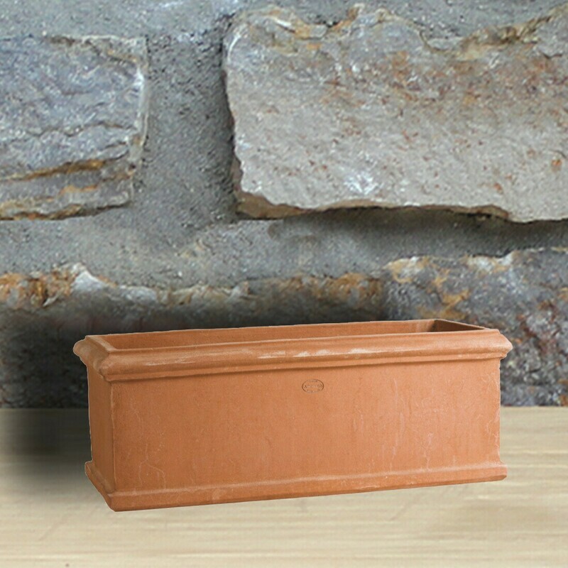 Blumenkasten/Pflanzkasten &quot;Fioriera Rettangolare Liscio&quot;, erhältlich in verschiedenen Größen