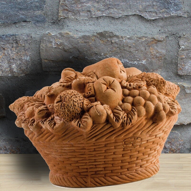 Früchtekorb/Obstkorb &quot;Paniere-Frutta&quot;,  B. 37 | T. 31 | H. 27 cm