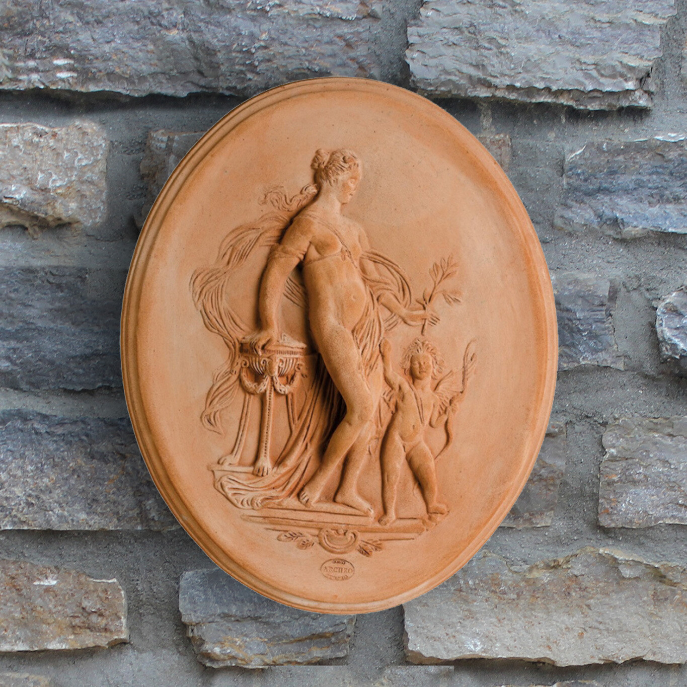 Wandrelief &quot;Ovale-Venere&quot;, Breite 62 |  Höhe 76 cm