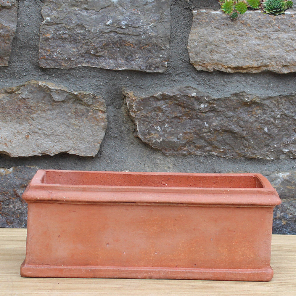 Klassischer Rechteckiger Blumenkasten/Pflanzkasten, L. 37 | T. 16 | H. 14 cm