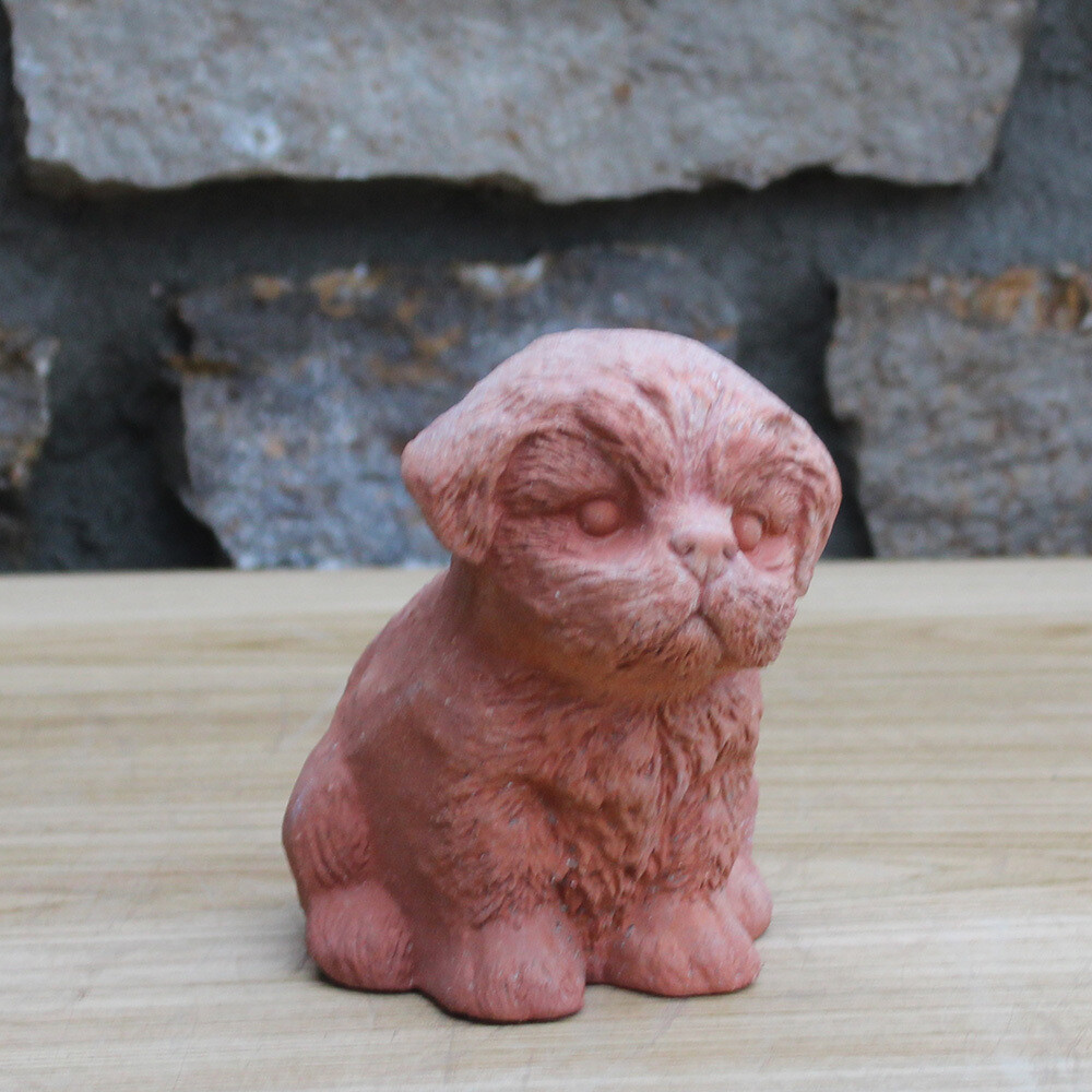 Kleiner putziger Hund, Länge 18 | Höhe 15 cm