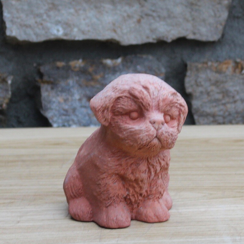 Kleiner putziger Hund, Länge 18 | Höhe 15 cm