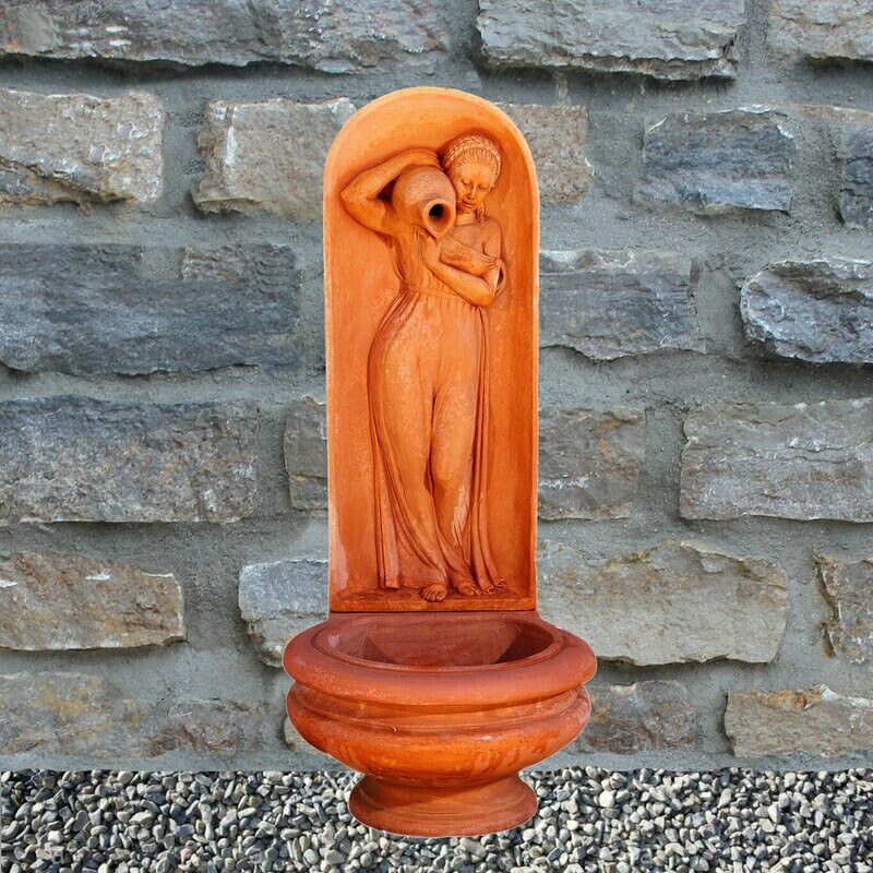 Brunnen mit Magd &quot;Fontana Ancella Romana&quot;, 52 x 50 | Höhe 120 cm