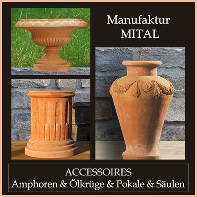 Accessoires - Amphoren, Ölkrüge, Pokale und Säulen
