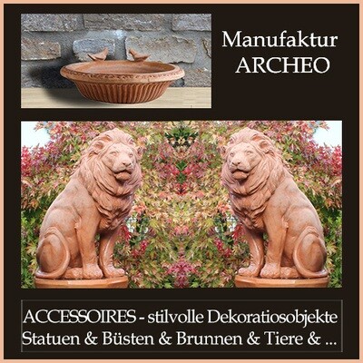 Accessoires - Statuen, Büsten, Brunnen, Bänke, Tiere und weitere dekorative Objekte