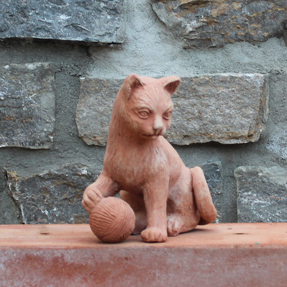 Dekorative kleine Katze &quot;Gatto&quot;, Länge 21 | Höhe 10 cm