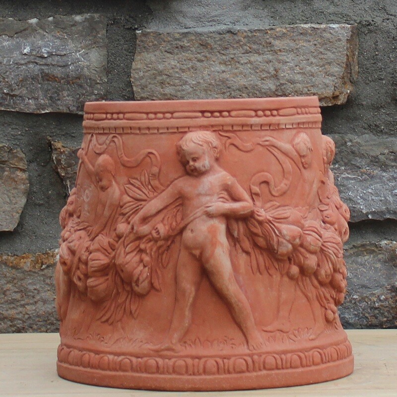 Pflanztopf &quot;Cilindro con putti&quot;