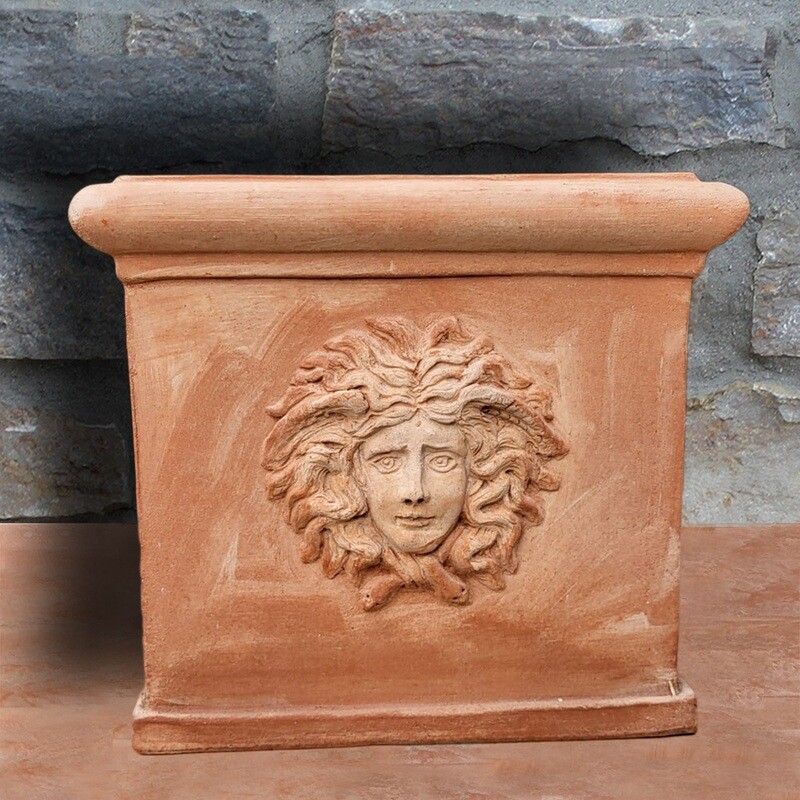 Pflanzkasten "Cassetta quadrato con Medusa"