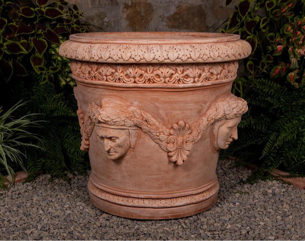 Pflanztopf, &quot;Vaso Quattro Poeti ( Vier Dichter ) Ø Innen 63 cm Aussen 83 cm Höhe 73 cm