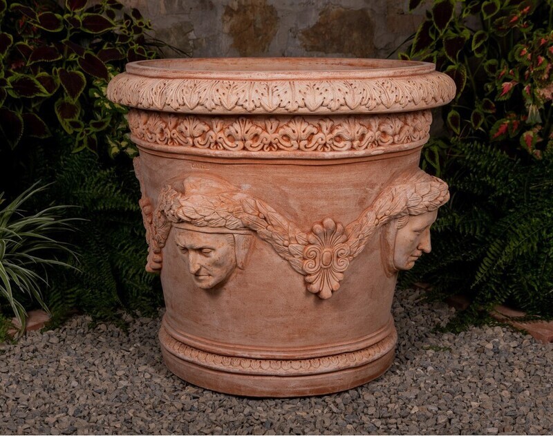 Pflanztopf, &quot;Vaso Quattro Poeti ( Vier Dichter ) Ø Innen 63 cm Aussen 83 cm Höhe 73 cm