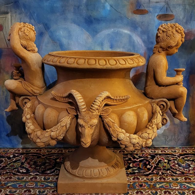 Verzierter Pokal, ein Unikat, Ø 60 | Höhe 60 cm