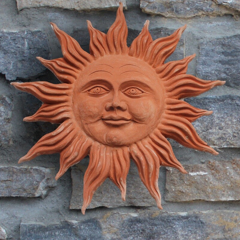 Sonnen Wandrelief "Maschera Sole", Ø 80 cm