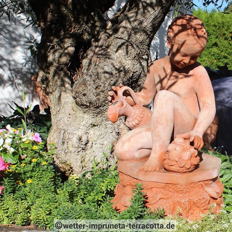 Mädchen mit Krug "Statue bambina con brocca", Breite 37 | Höhe 67 cm