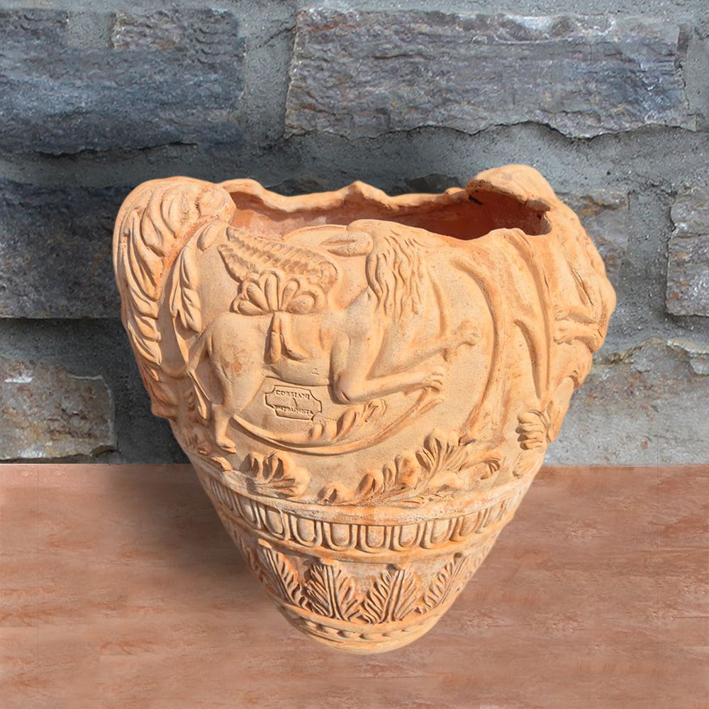 Vase in Herzform, Ø außen 53 | Höhe 60 cm