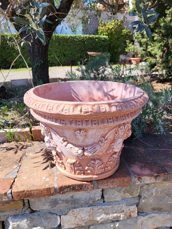 Pflanztopf "Vaso Ornato Festonato", Ø innen 40 | Ø außen 47 cm | höhe 34 cm