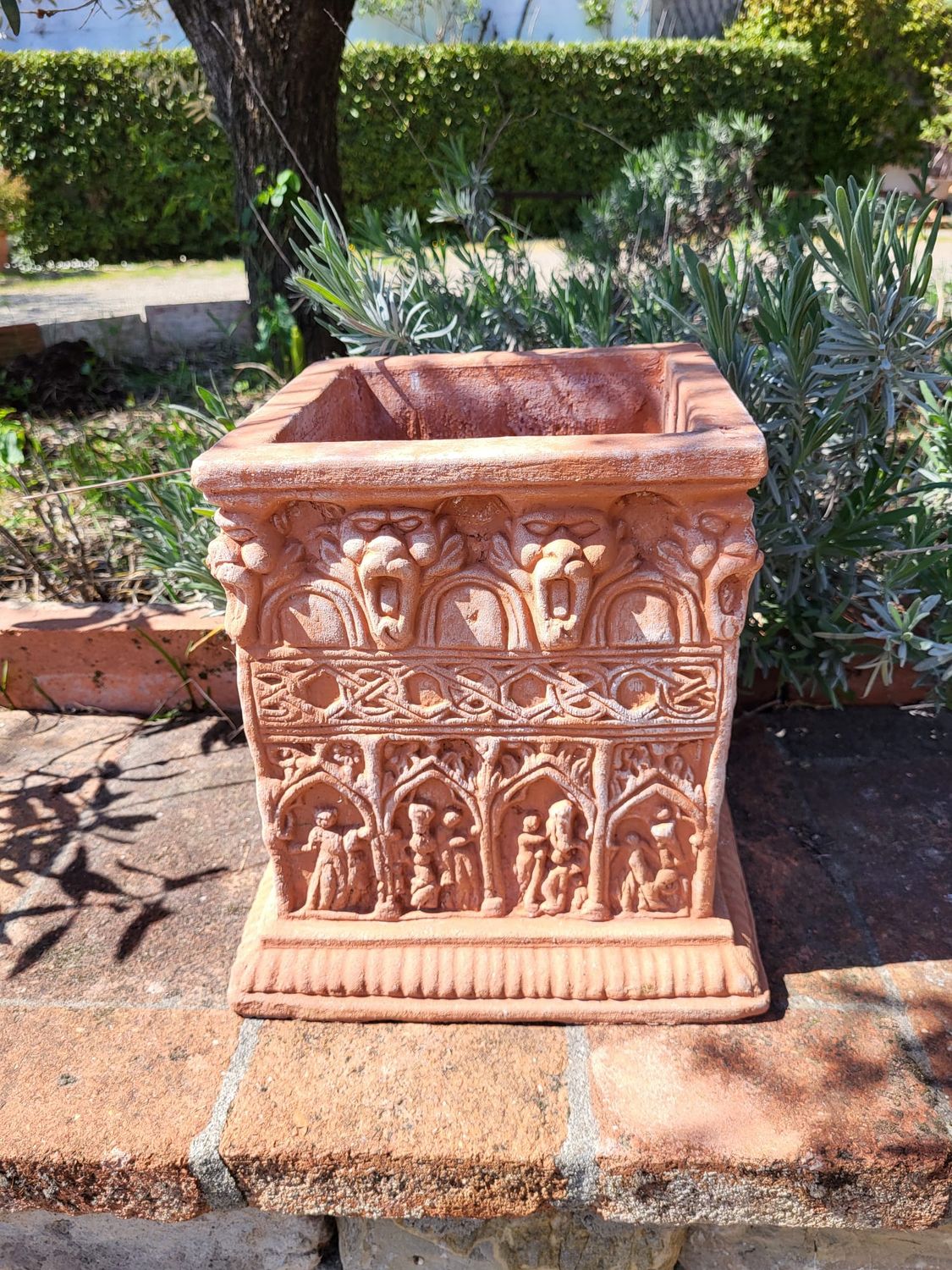 Pflanztopf "Vaso Capitello", Ø innen 17cm | außen 21 cm | höhe 26 cm