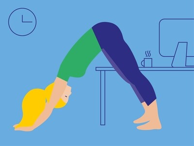 Onlinekurs: Yoga - Gelassenheit durch Hatha-Yoga, 8 Einheiten je 75 Minuten, krankenkassenzertifiziert nach §20