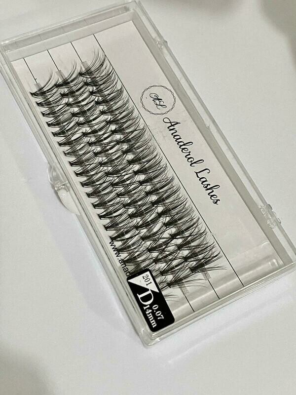 Gene individuale 201 D, dimensiune 14mm, Curbura D Gene individuale 201 D, dimensiune 14mm, Curbura D