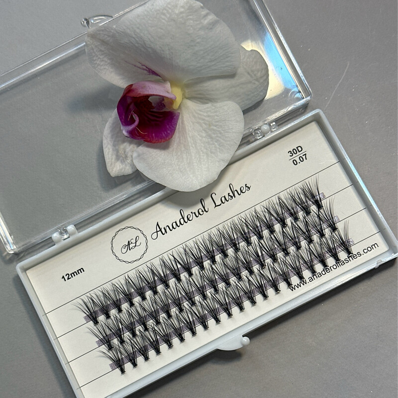 Gene individuale Soft 30D, dimensiune 12mm Gene individuale Soft 30D, dimensiune 12mm