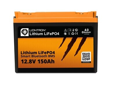LIONTRON LiFePO4 LXArctic smart BMS 12,8V 150Ah Marine IP67