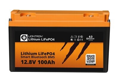 LIONTRON LiFePO4 LXArctic smart BMS 12,8V 100Ah Marine IP67