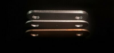 LTO Duo-Verbinder aus Aluminium EN AW-1050A (M12) LTO Duo-Verbinder aus Aluminium EN AW-1050A, 90 x 30mm