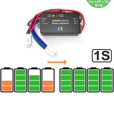 QNBBM 1S Aktiv-Balancer Modul mit Anschlussleitungen