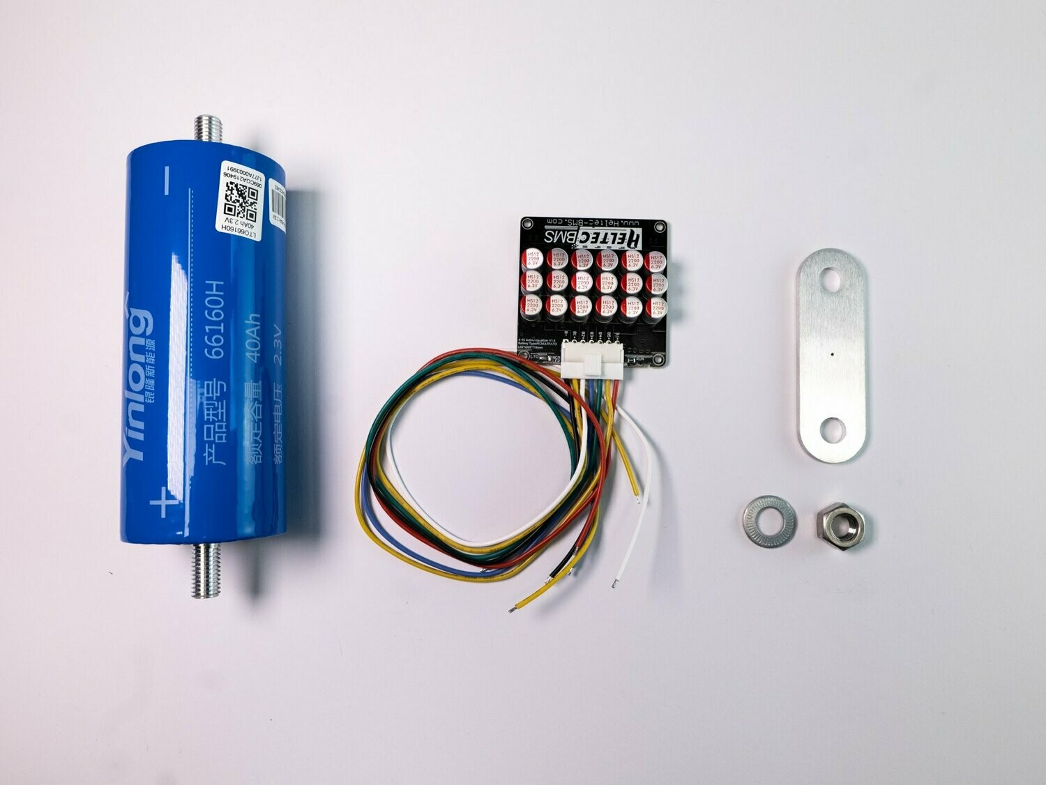 DIY LTO-Set 6S 45Ah A-Grade, 13,8V (GREE LTO66160K) DIY LTO-Set 6S 45Ah mit sechs GREE LTO66160K Zellen und Balancer