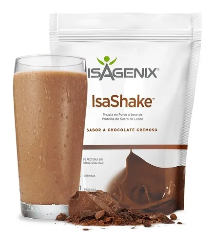 Isagenix Isashake Chocolate- Malteada Para 21 dias de 840 Grs